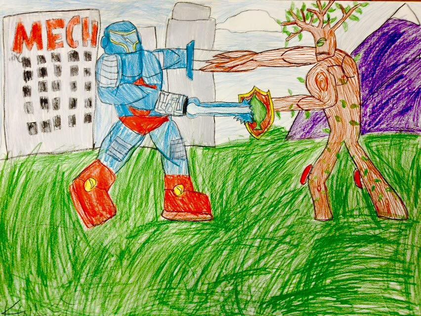 Ent vs Big Megaman
